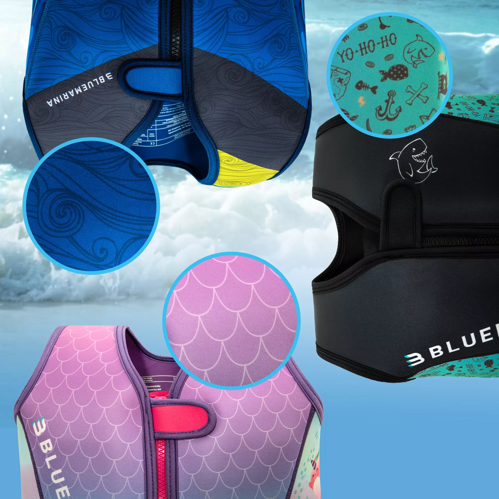 Bluemarina Schwimmhilfe für Kinder